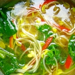 醤油風野菜スープ